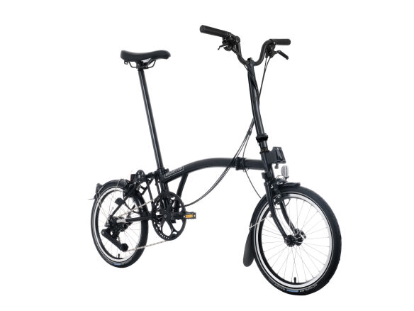 Brompton C Line 12-Gang Matt Black Hoher Lenker