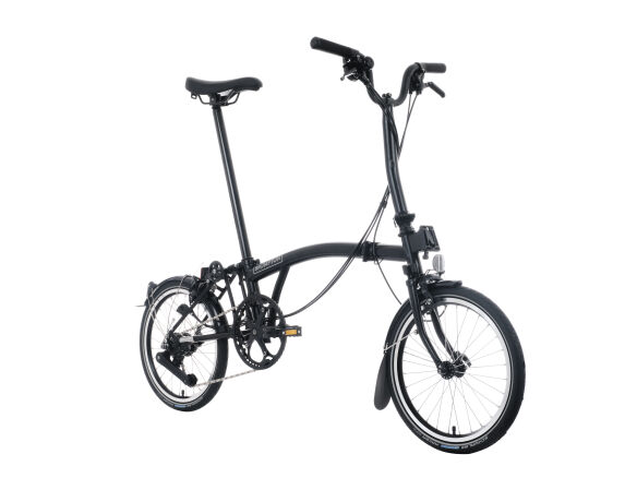 Brompton C Line 12-Gang Matt Black Mittlerer Lenker