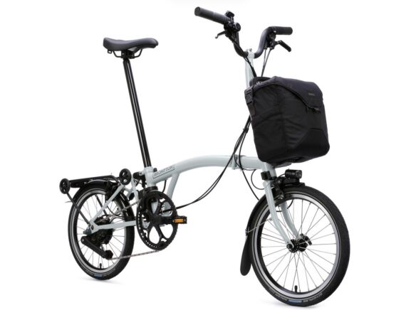 Brompton Electric C Line Lunar Ice M-Lenker