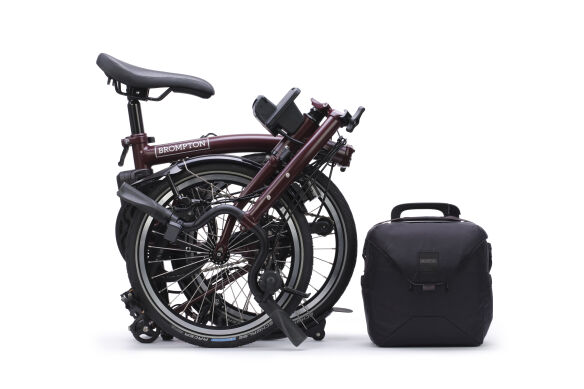 Brompton Electric C Line (ab 13,8 kg) Plum Red M-Lenker