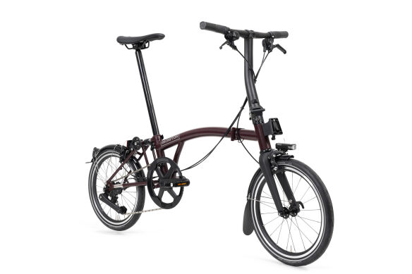 New P Line 4-Gang Red Plum Weinrot S-Lenker