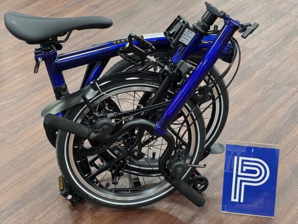P Line 4-Gang Bolt Blue Lacquer H-Lenker