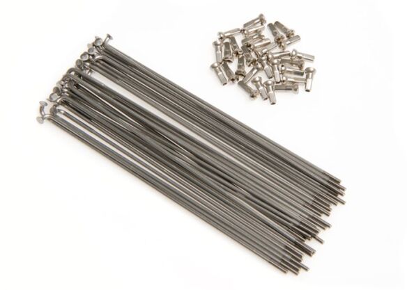 Brompton Vorderrad ohne Dynamo Speichen/Nippel Set 13G Einzeln Konifiziert 149