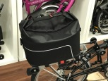 Rack Pack SCHWARZ  wasserdicht passend für alle Brompton mit Gepäckträger