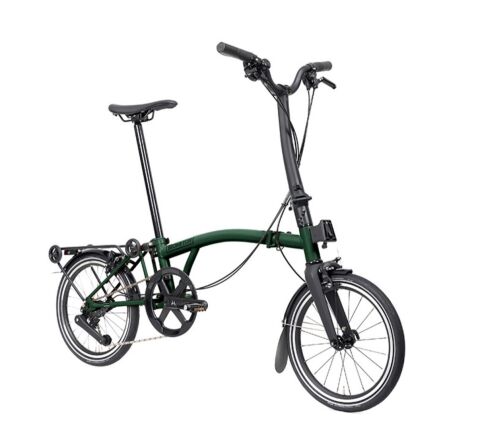 Brompton New P Line 4-Gang Racing Green H-Lenker