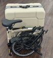 Brompton Foldon Case Koffer Hartschale mit 4 Rollen 16 Zoll beige