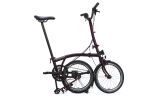 Brompton C Line 12-Gang Plum Red Weinrot H-Lenker