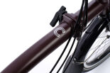 Brompton C Line 12-Gang Plum Red Weinrot M-Lenker