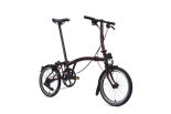 Brompton C Line 12-Gang Plum Red Weinrot S-Lenker