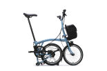 Brompton Electric C Line (ab 13,8 kg) Cloud Metallic M-Lenker