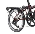 Brompton New P Line 12-Gang Red Plum Weinrot S-Lenker